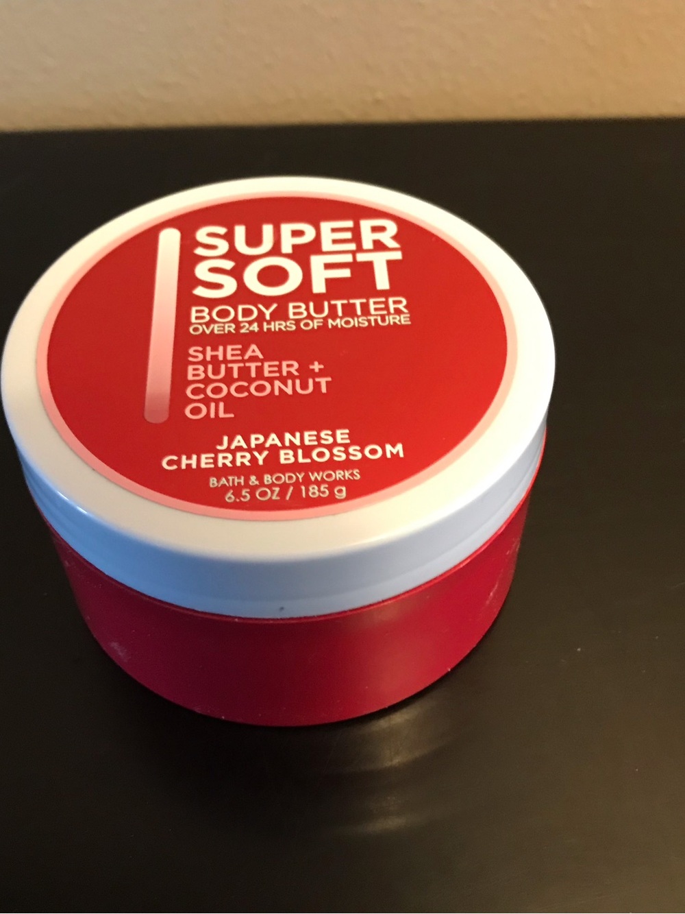 Bath & Body Works Super Soft Japanese Cherry Blossom Body Butter - Red & White